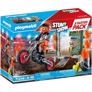 Stuntshow Moto con Pared de Fuego 71256 (PLAYMOBIL)