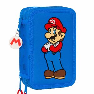 PLUMIER TRIPLE SUPER MARIO PLAY 36 PIEZAS