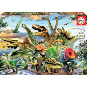 Puzzle 500 piezas Dinosaurios (EDUCA)