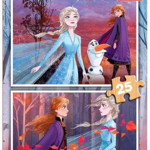 Puzzle Infantil Frozen 2×25 Madera (EDUCA)