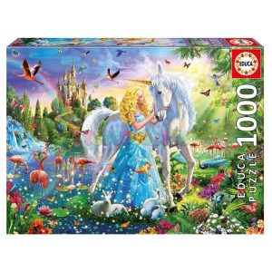 Puzzle 1000 la princesa y el unicornio