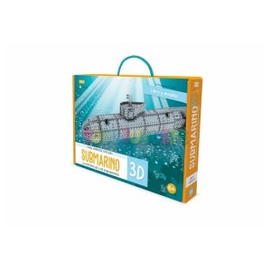 Puzzle Maleta Construye el Submarino 3D