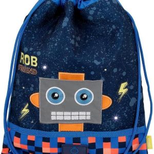 Talega Enso Rob Friend Bolsa de Merienda Azul 27×34 cms Poliéster