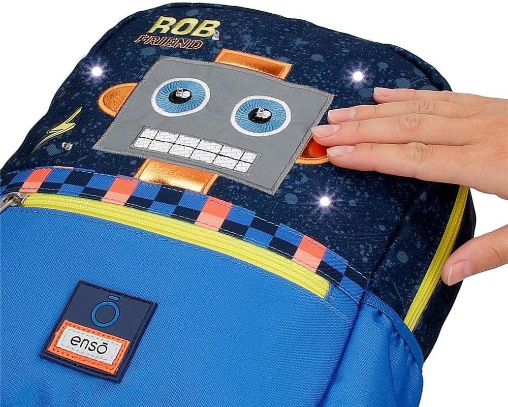 Talega Enso Rob Friend Bolsa de Merienda Azul 27×34 cms Poliéster - Imagen 5