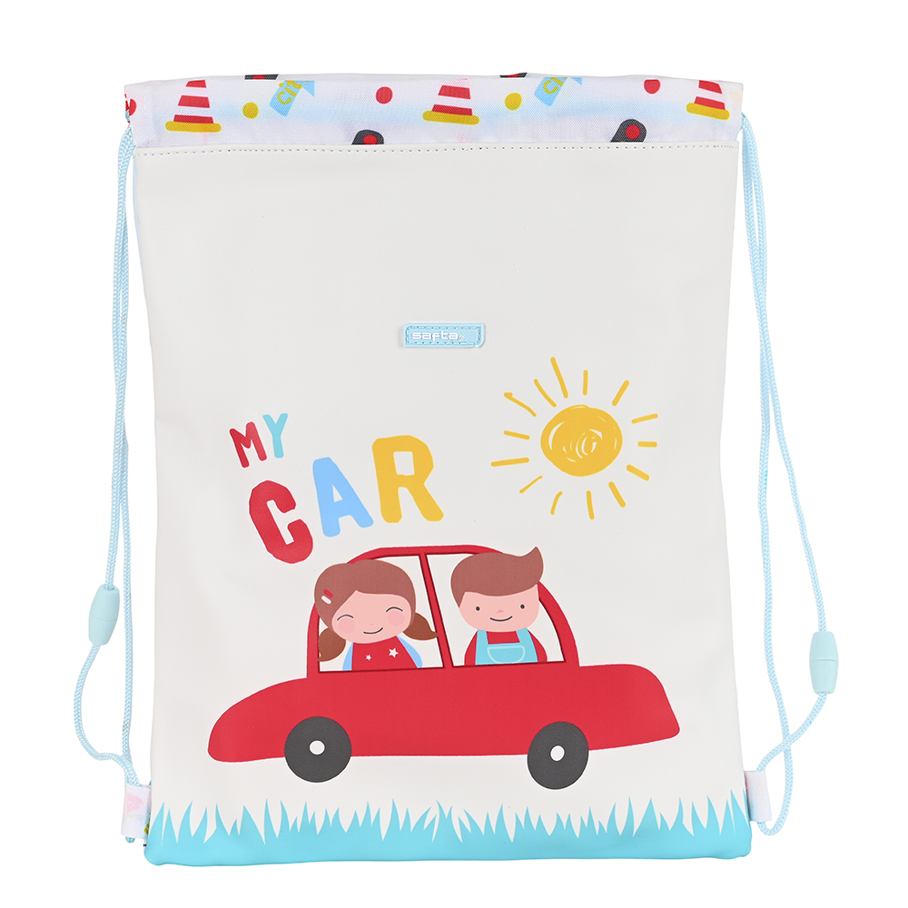 Saco plano preescolar guardería «My car» (SAFTA)