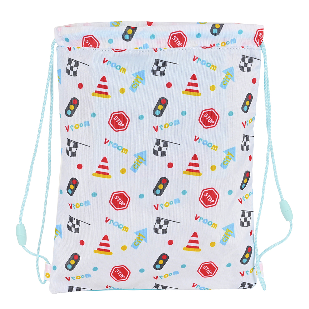 Saco plano preescolar guardería «My car» (SAFTA) - Imagen 2