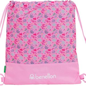 Saco Plano Grande de Benetton 35 x 40 cm Mariposas (SAFTA)