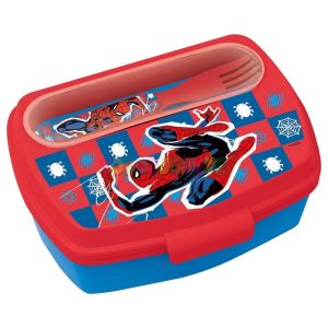 Sandwichera Cubiertos Spiderman Midnight Flyer