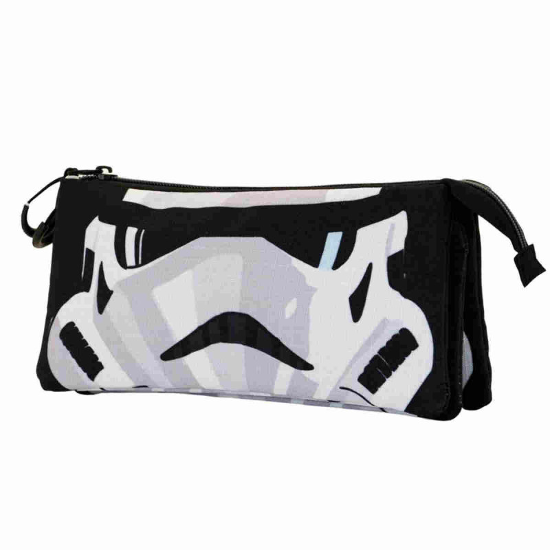STAR WARS GRIS ESTUCHE PORTATODO TRIPLE ECO STAR