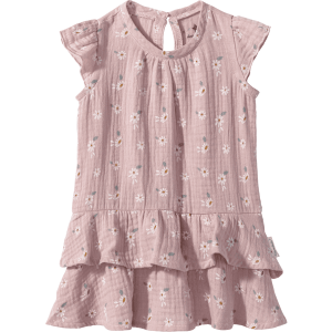 Sterntaler Vestido bebé flores terciopelo rosa