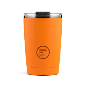 Termo de acero Vivid Orange 330 ml. – Cool Bottles