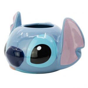 Taza Cerámica 3D 375 ml en caja regalo Stitch (STOR)