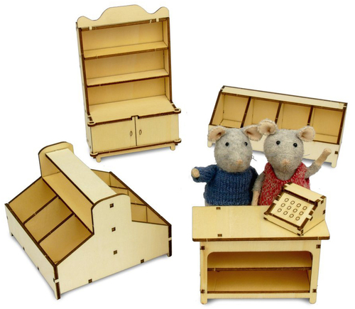 Set muebles de tienda (THE MOUSE MANSION) - Imagen 2