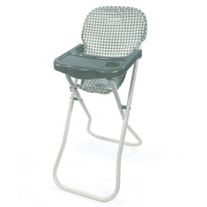 Trona Bandeja Tom Vichy Verde para Muñecas (LA NINA)