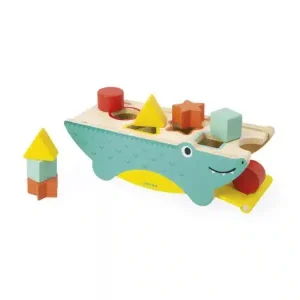 Cocodrilo con formas encajables madera – Janod