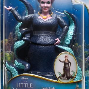 Muñeca Úrsula villana con tentáculos de purpurina articulados Sirenita (MATTEL)
