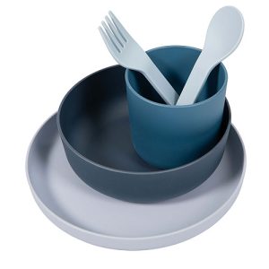 Vajilla Bio 5 piezas azul claro (BOJUNGLE)