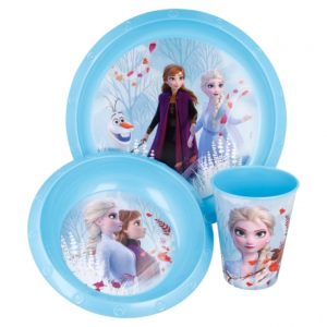 Vajilla Frozen set 3 piezas (STOR)