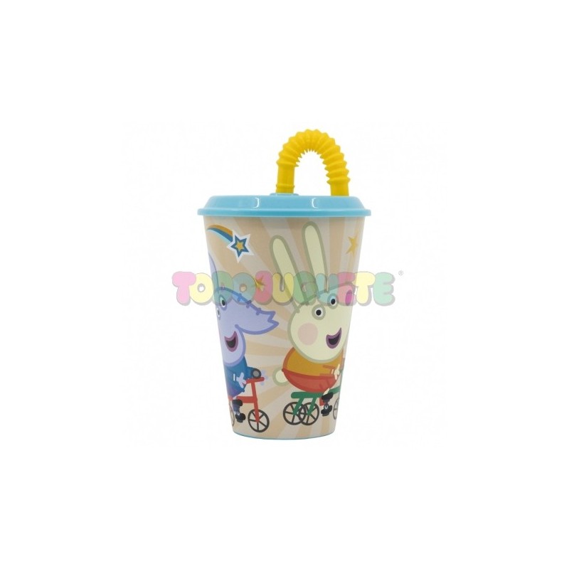 Vaso Caña Easy 430ml Peppa Pig Kindbess Counts