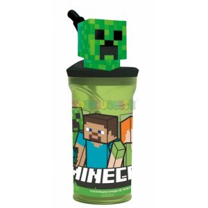 Vaso Figura 3D 360ml Minecraft