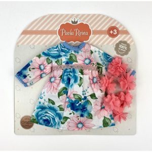 Vestido verano flores Amigas 32 cm. (PAOLA REINA)