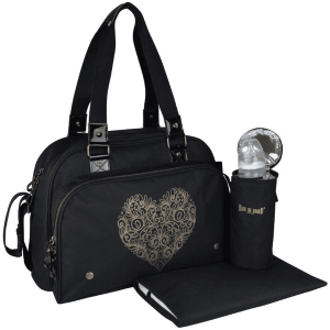 weaff Bolsa de pañales Premium Tattoo & Love Black