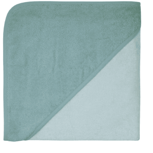 WÖRNER SÜDFROTTIER Toalla de baño con capucha menta azul hielo