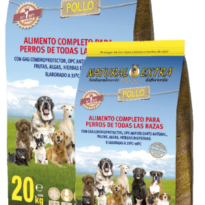 Natural-extra pollo pellet 15 kg